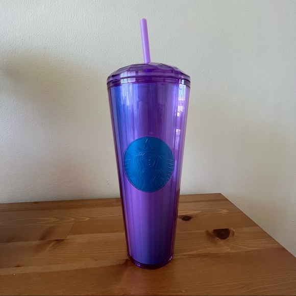 NWT Starbucks Summer 2022 Wisteria Kaleidoscope Dome Cold Cup/ Venti Tumbler ✨ - Picture 1 of 6
